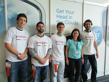 Na Mostra Nacional de Ciência.